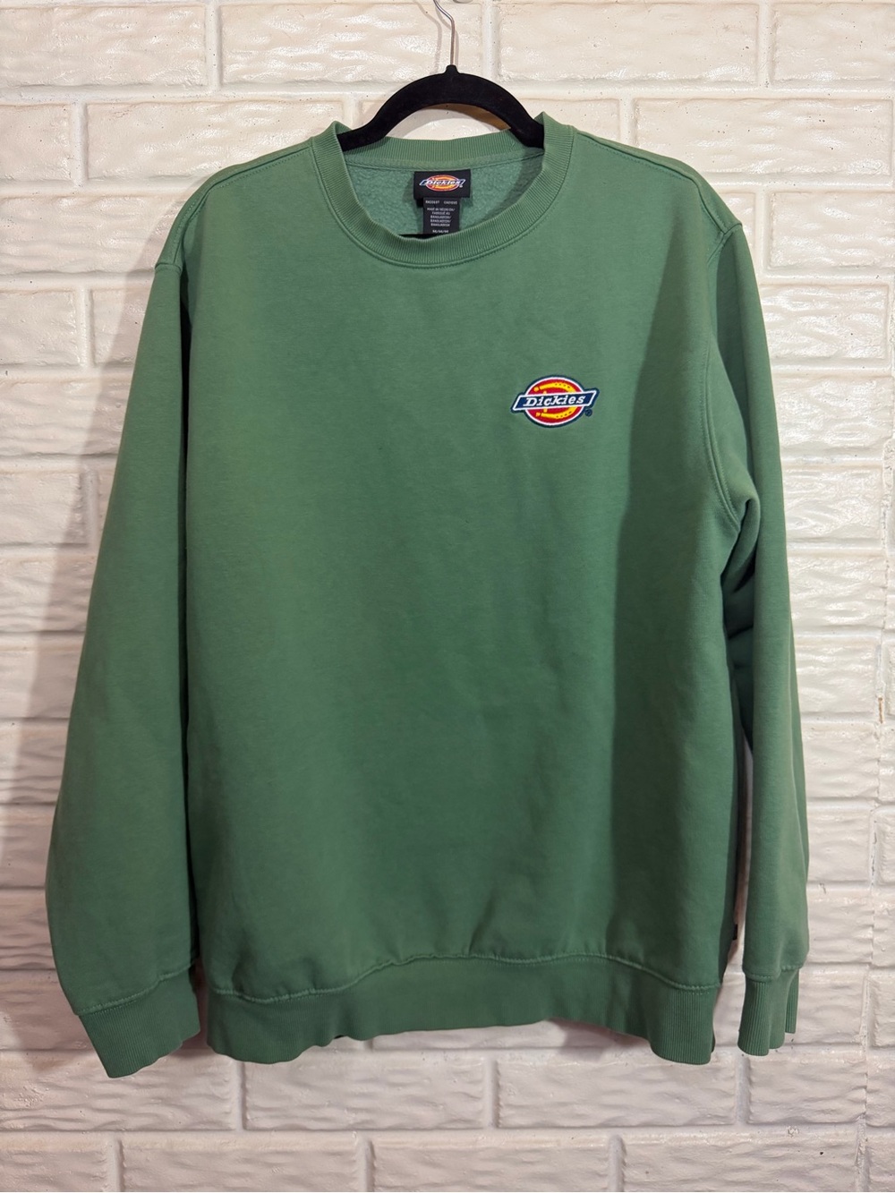 Dickies Green Logo Crewneck Sweatshirt Men’s Medium Workwear